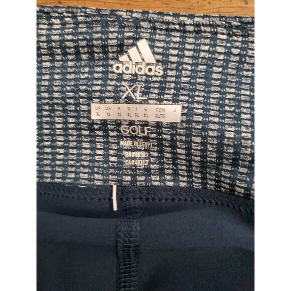 ADIDAS‎ Navy Blue Golf Skort Flare Flex Waist Stretch Pockets Black Size XL NWT - Picture 3 of 8